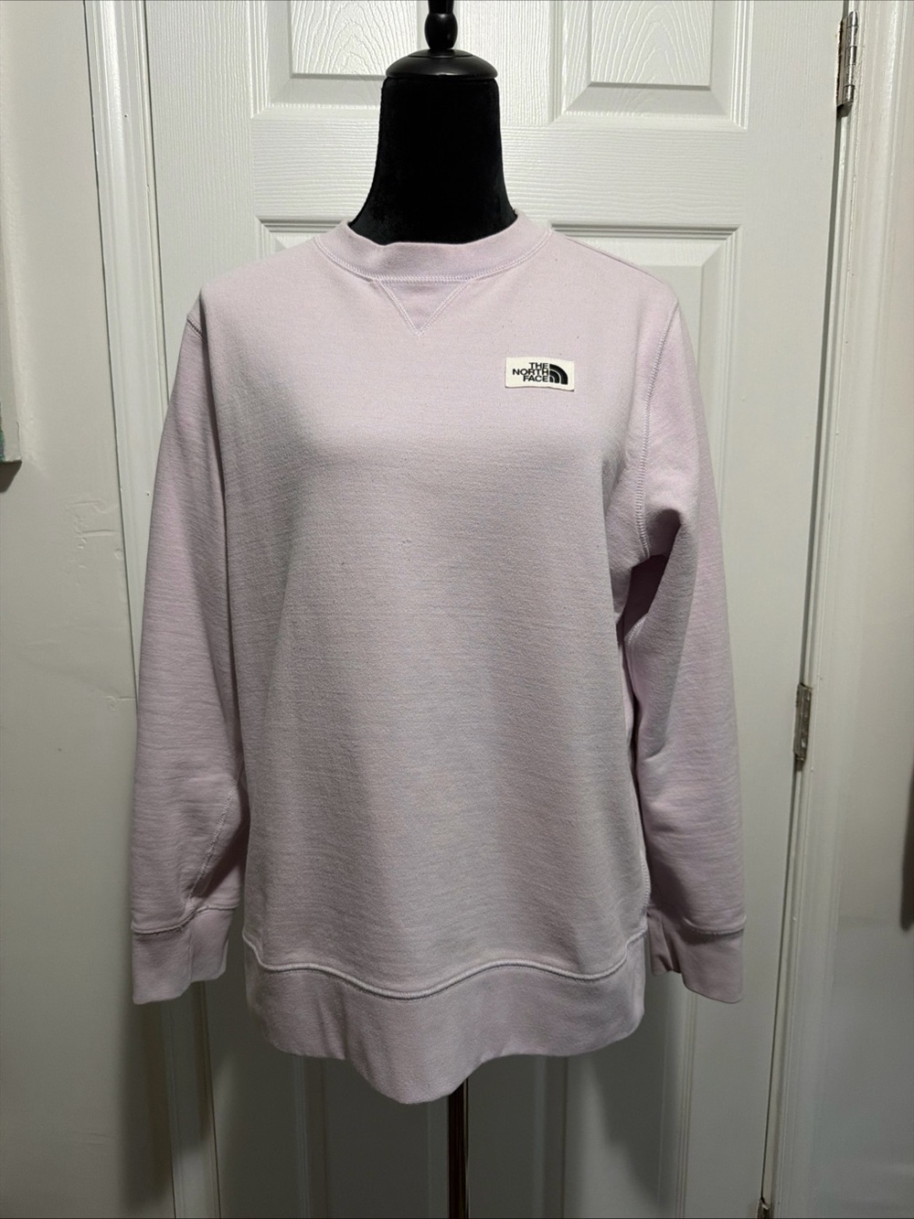 The North Face Purple (Lilac) Crew Neck Sweatshirt - Size Large